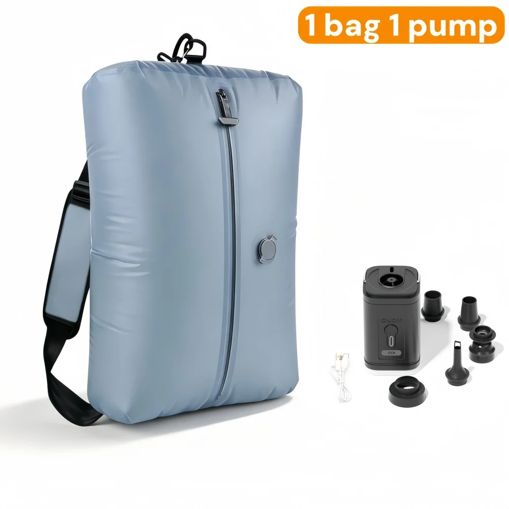 blue-1 bag 1pump