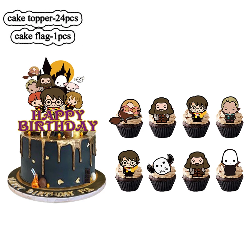 25pcs cake topper