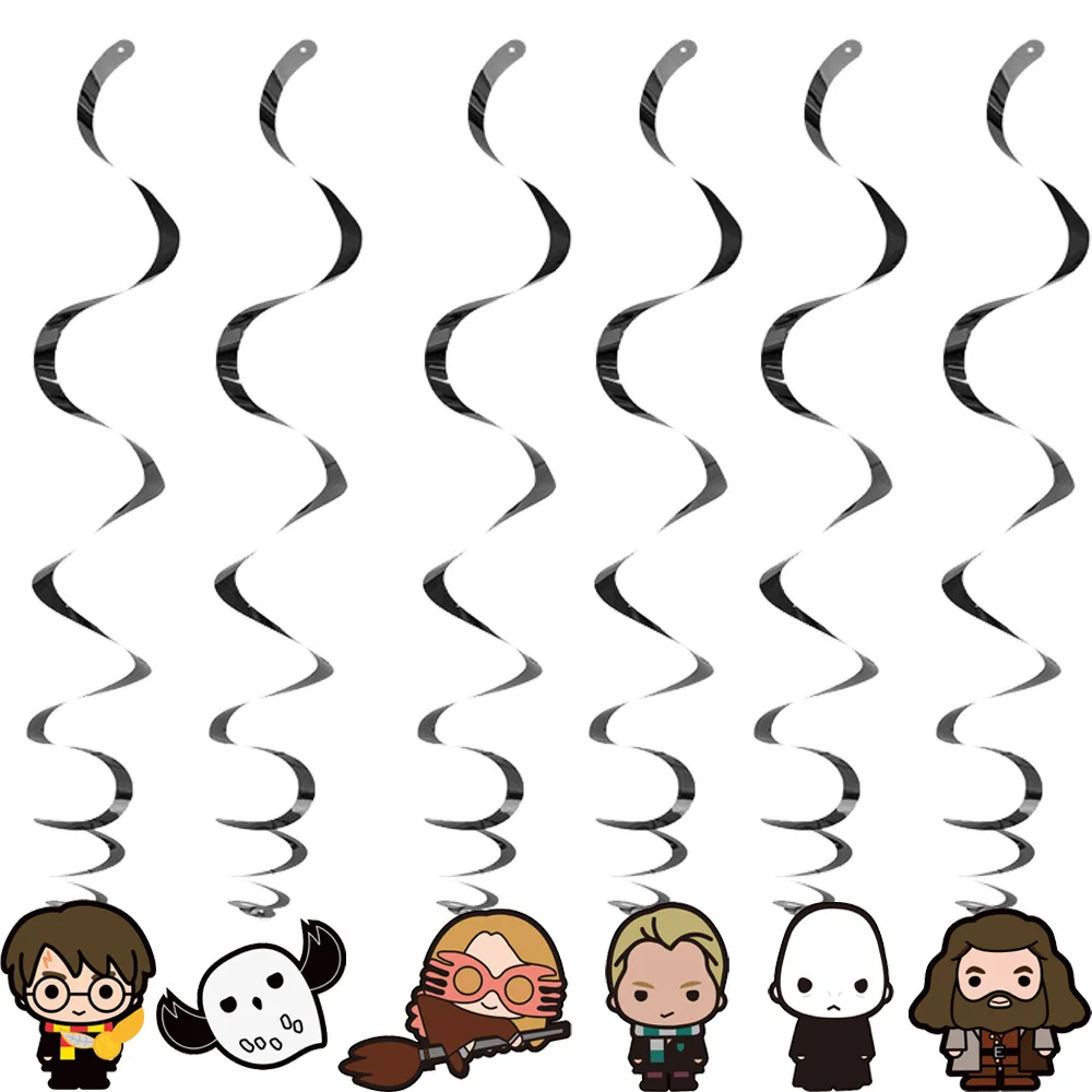 6pcs spiral