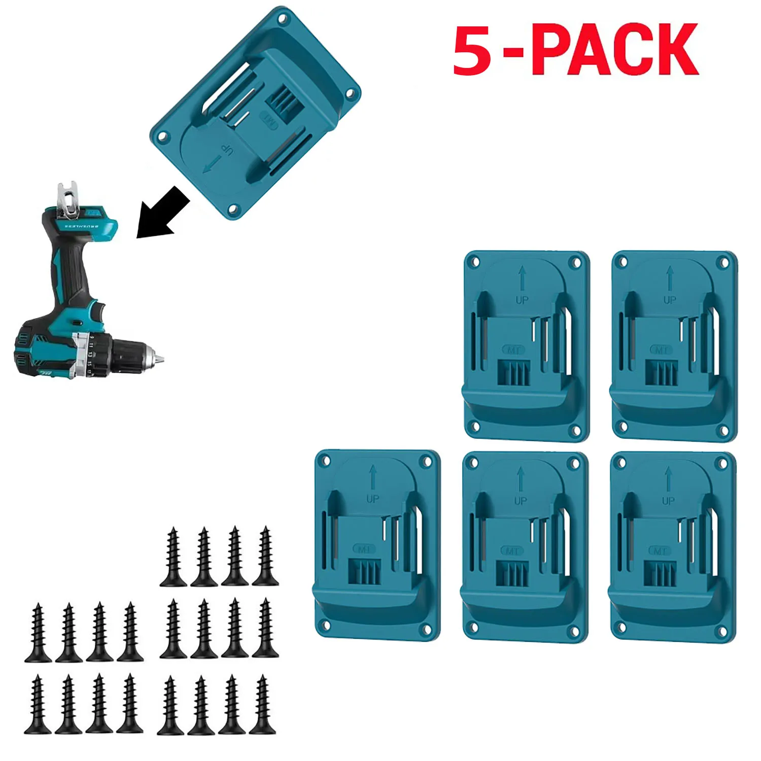 5PCS Blue