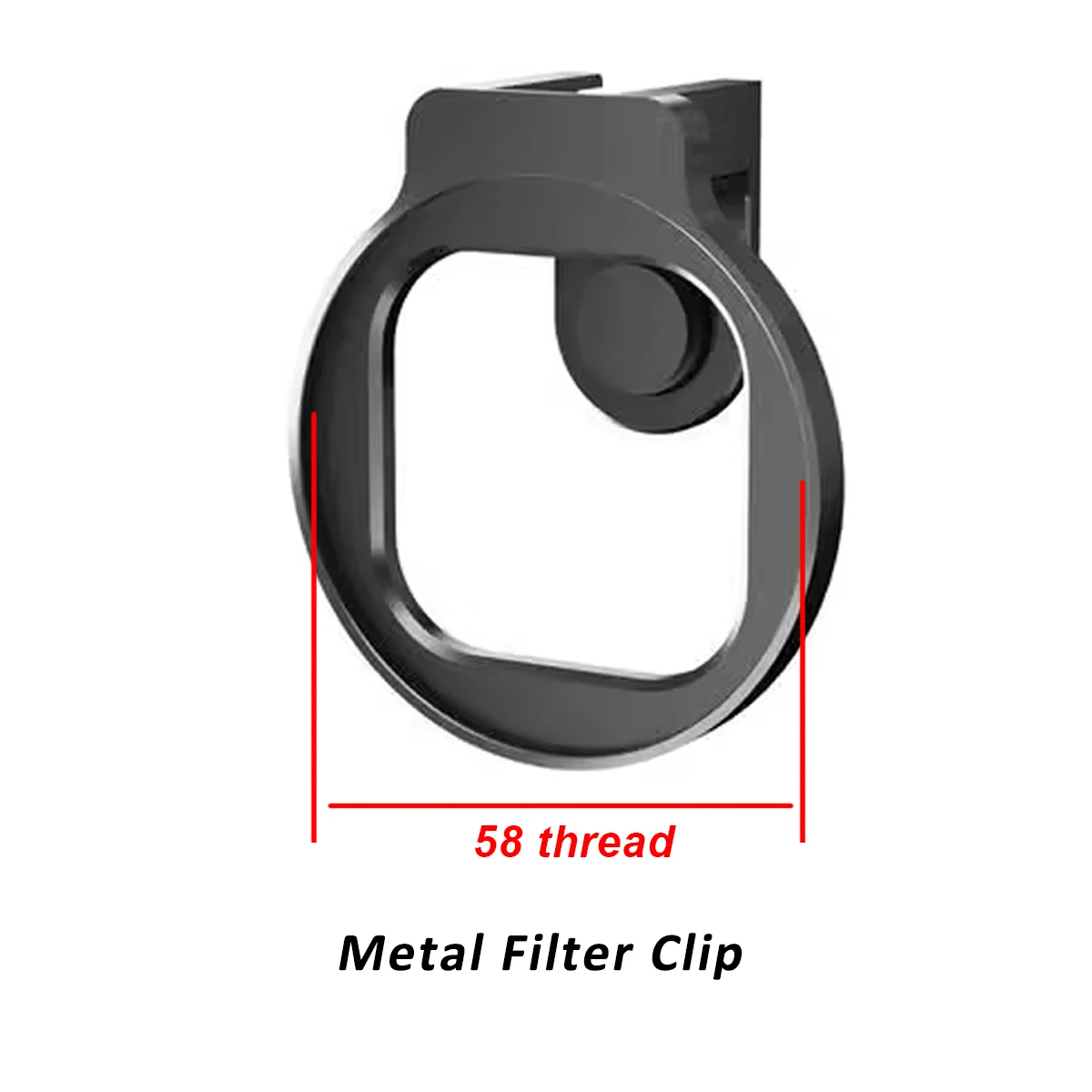 only 58mm clip