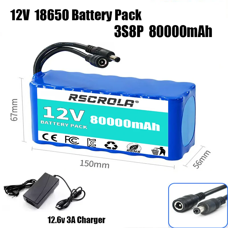 3s8p 80Ah