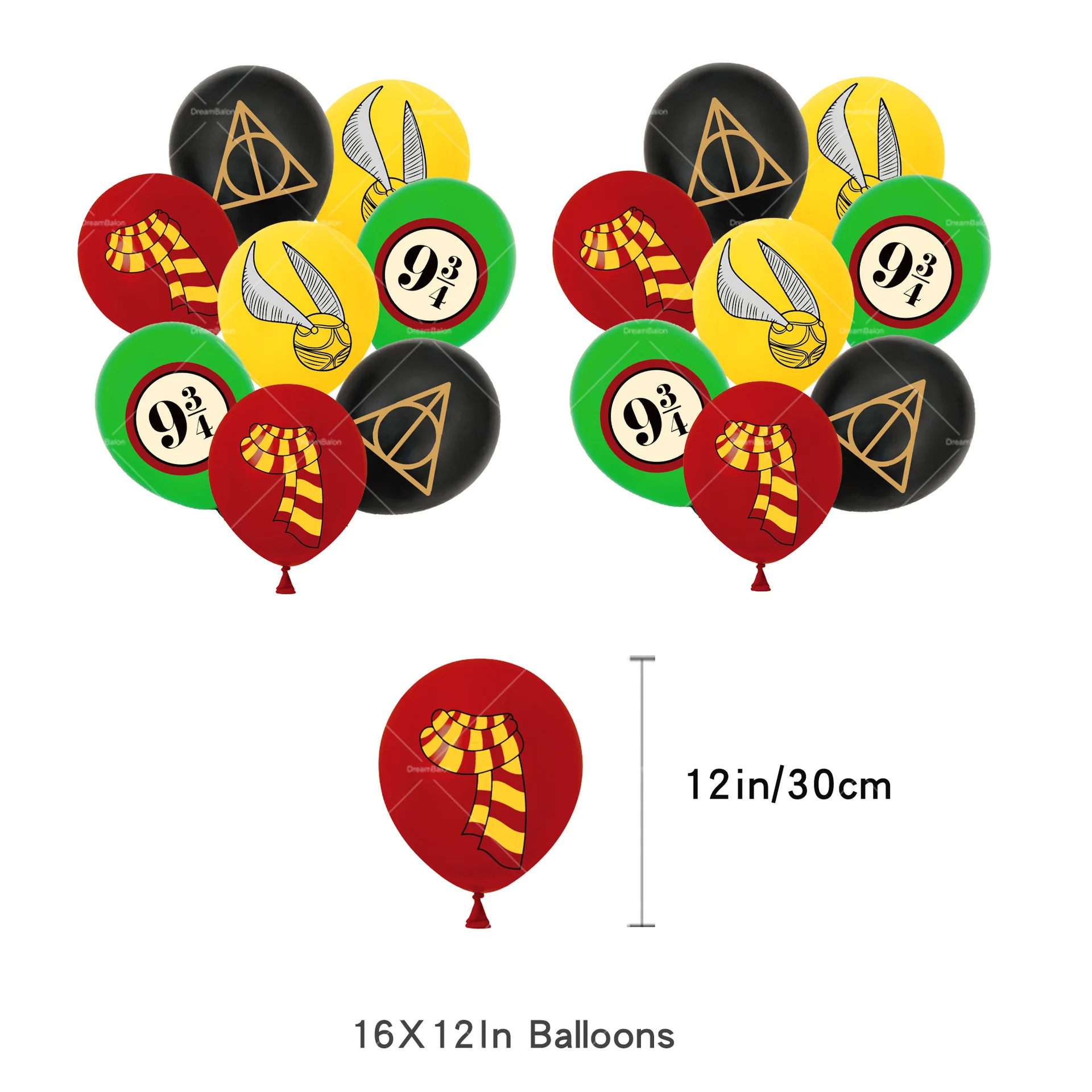 16pcs Latex Balloons
