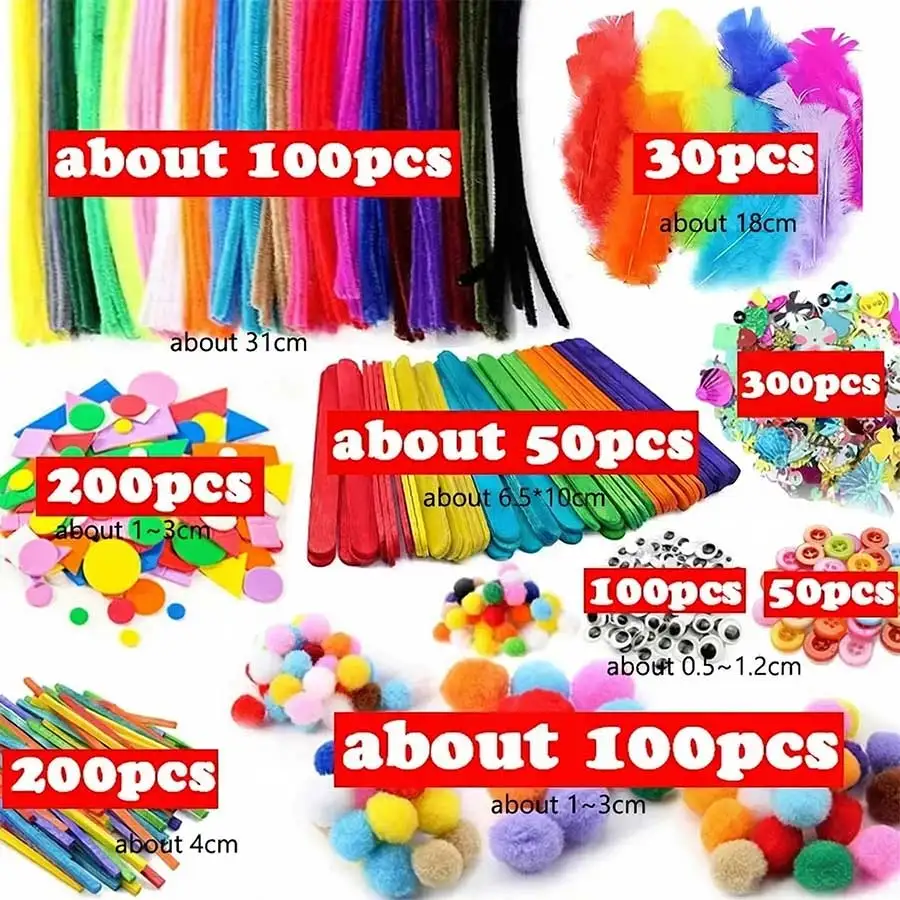 1130pcs set 9 in 1