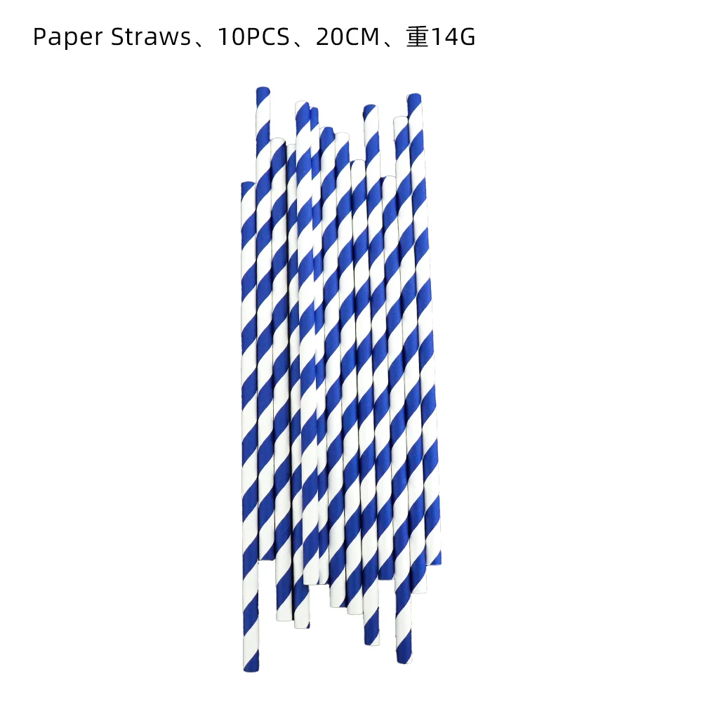 10pcs paper straw