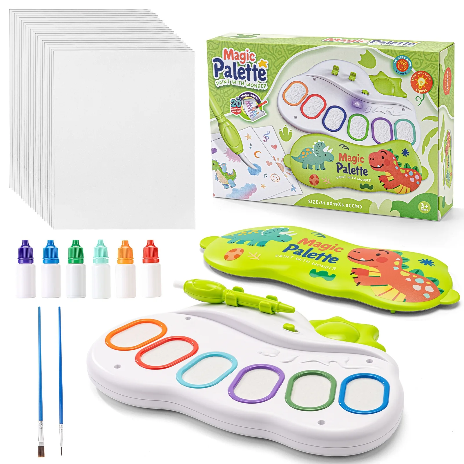 green with box