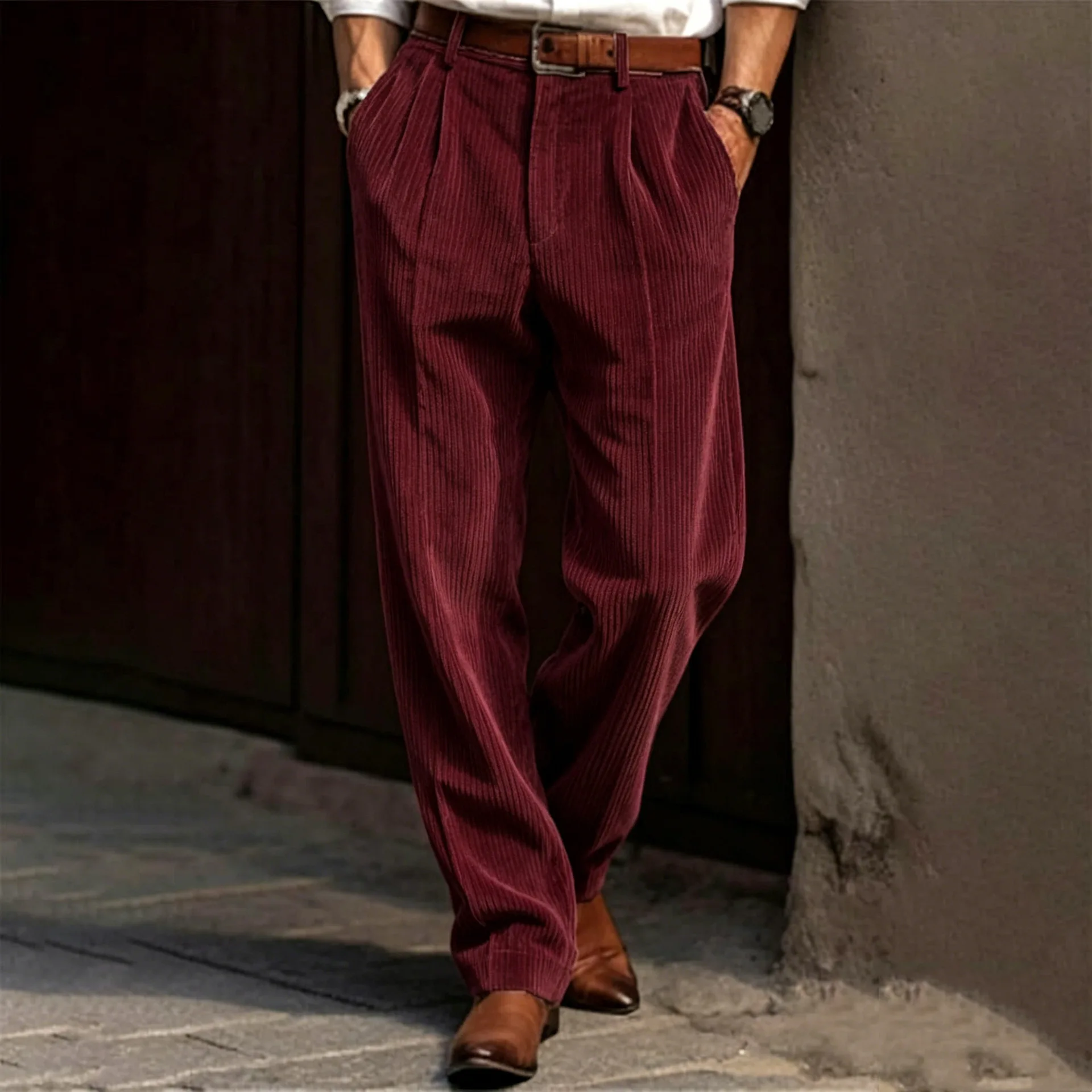 Deep wine red