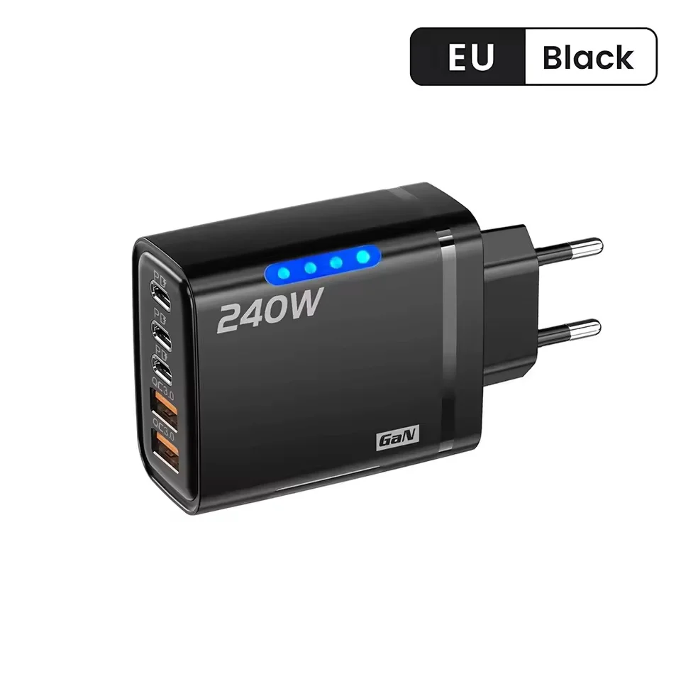 EU Plug Black