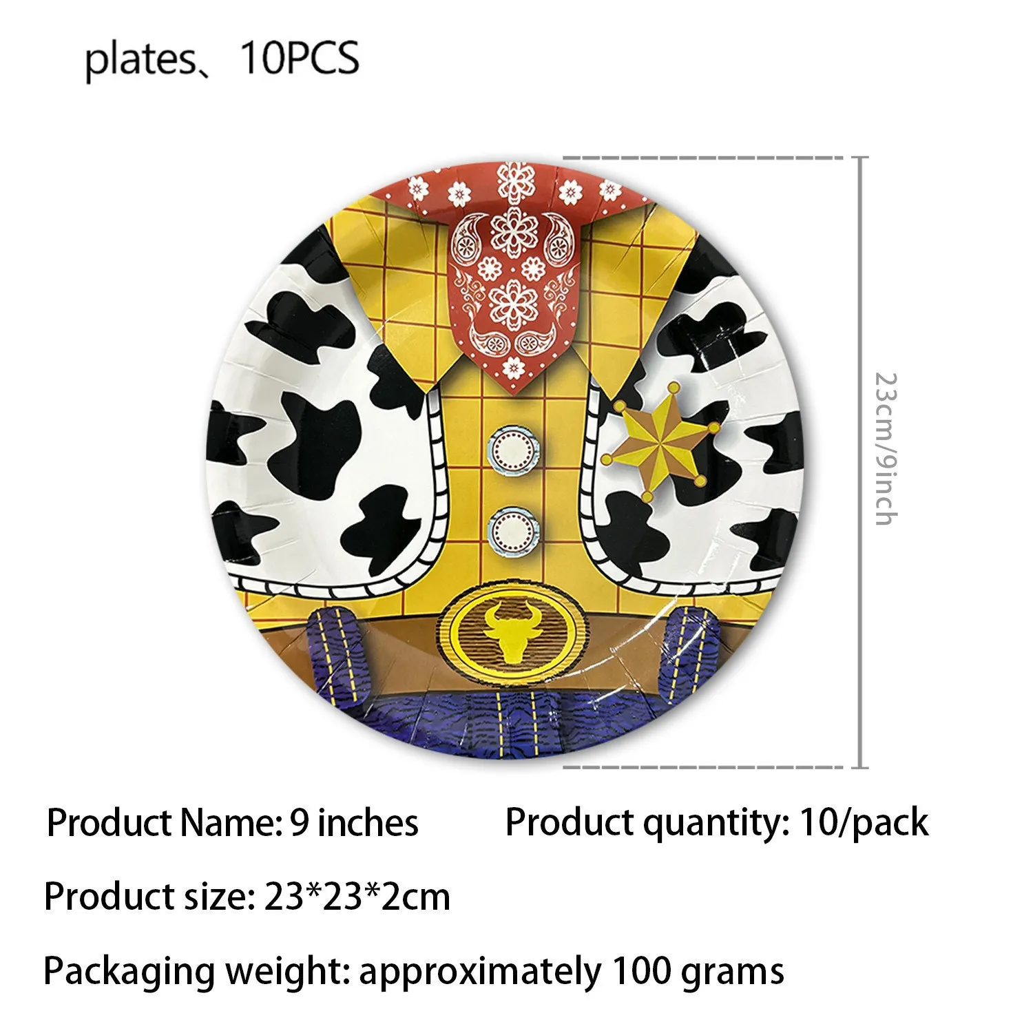 9 inch plate-10pcs