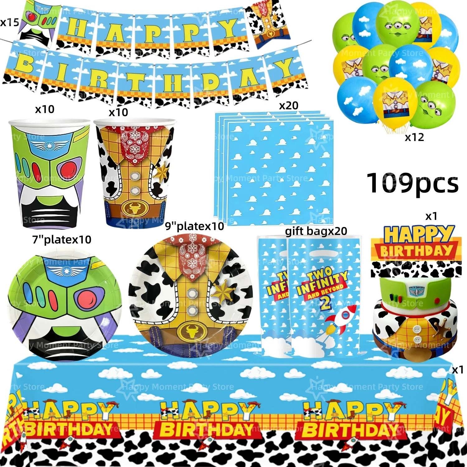 109pcs