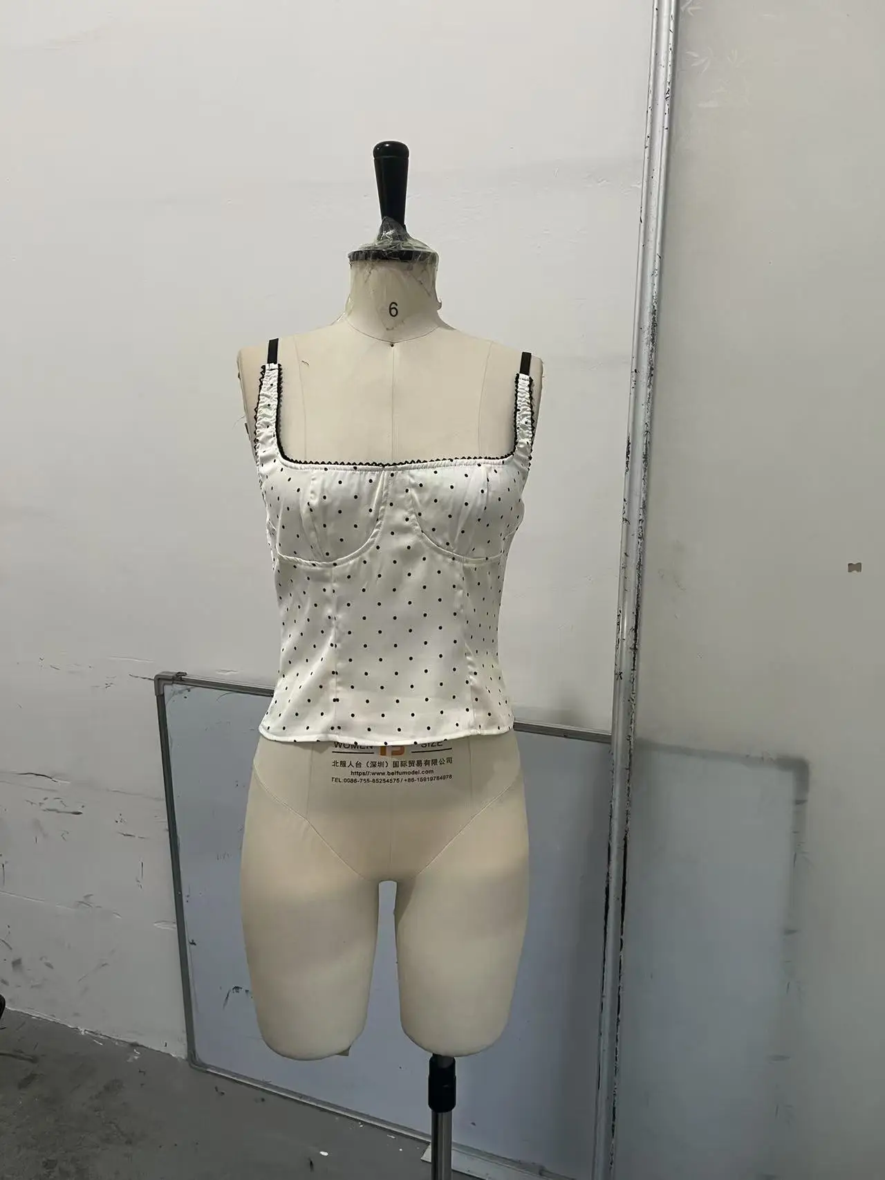 Polka dot top