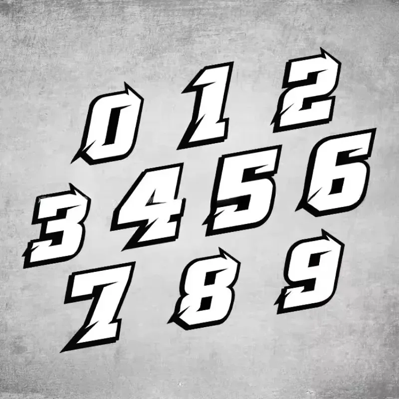 0-9 silver white