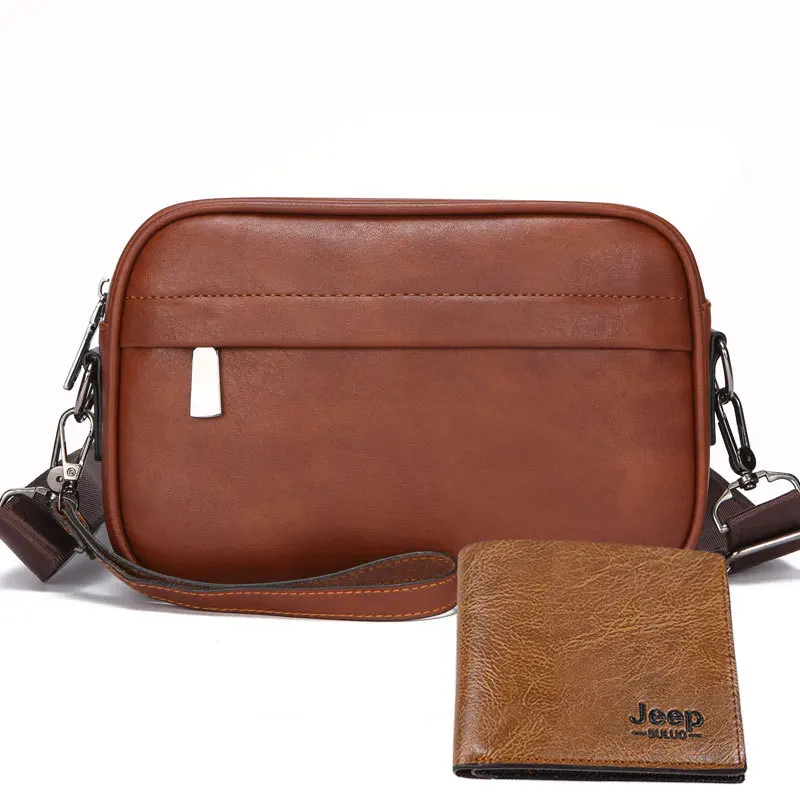 Khaki tote bag + short wallet