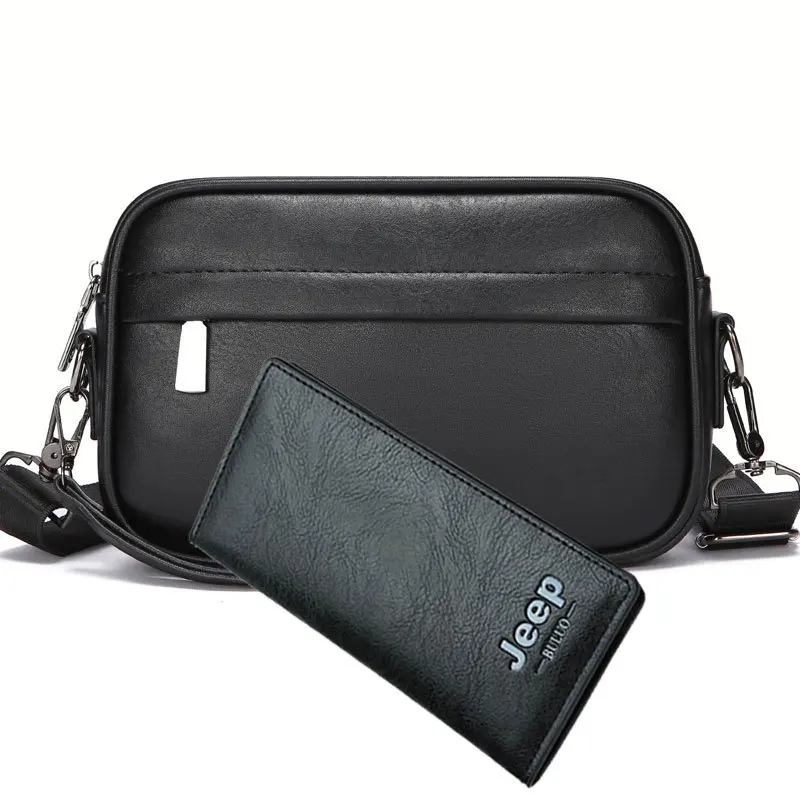 Black tote bag + long wallet