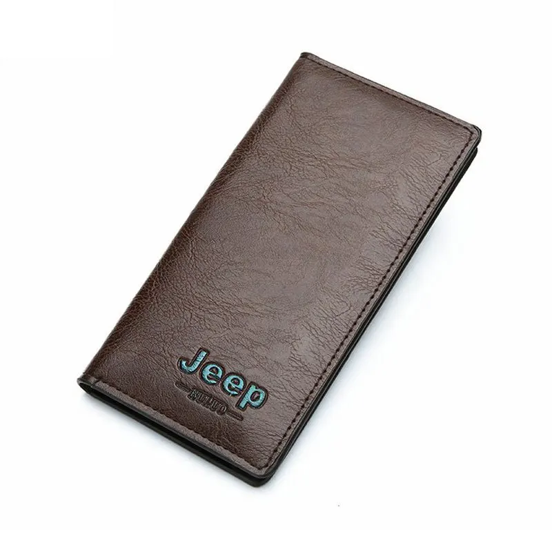 207 brown long wallet