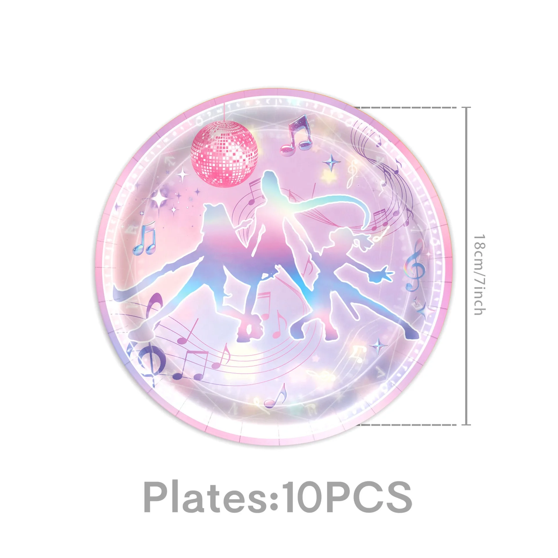 10pcs 7inch plate