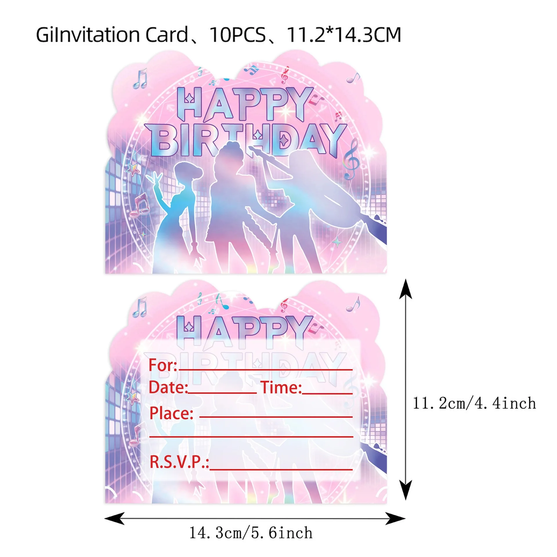 10pcs card