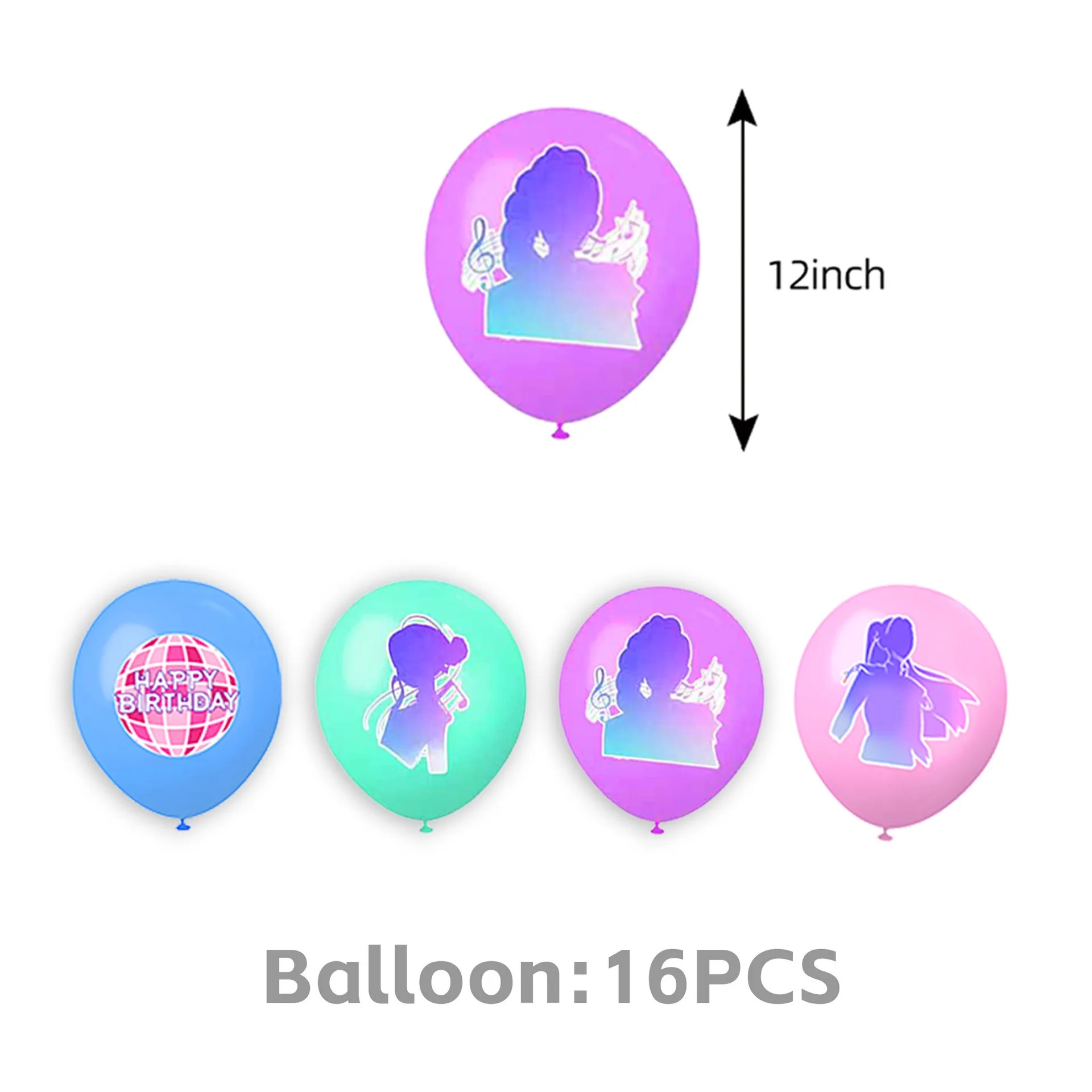 16pcs balloon