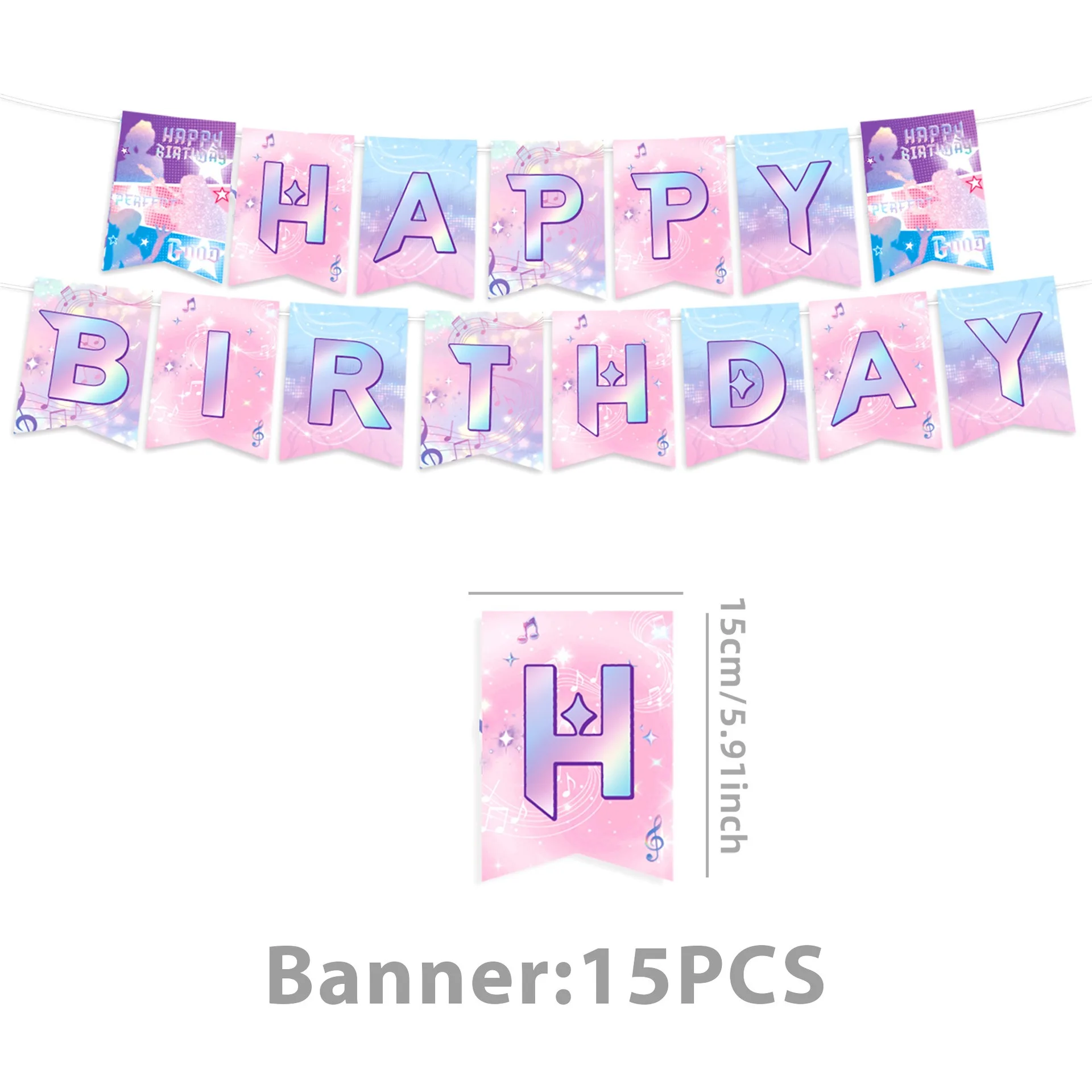 15pcs banner