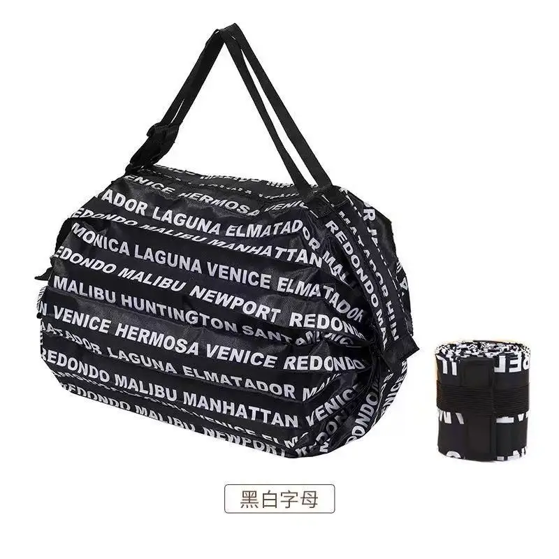 New white letter folding accordion bag 50*35cm