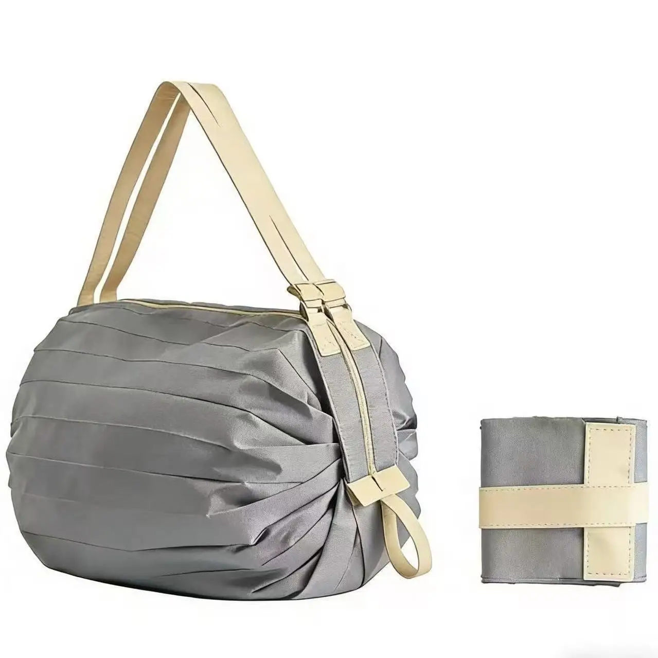 210 thick gray folding accordion bag 50*35cm