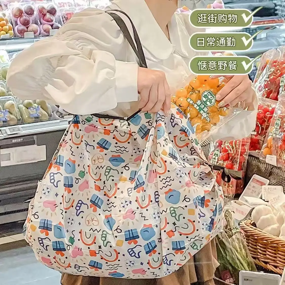 New colorful gift folding accordion bag 50*35cm