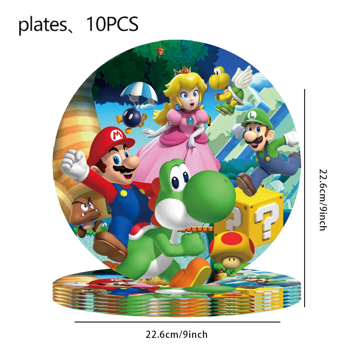 9inch plate-10PCS-6