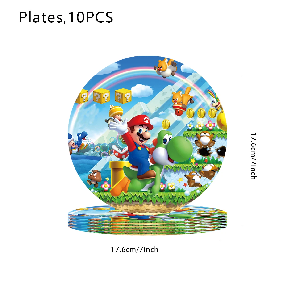 7inch plate-10PCS-6