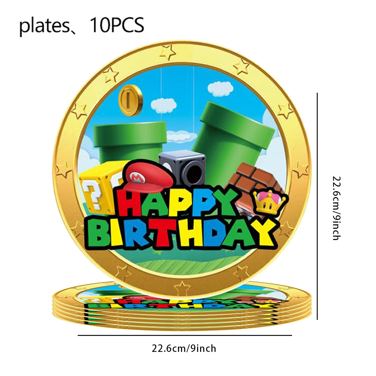 9inch plate-10PCS-5