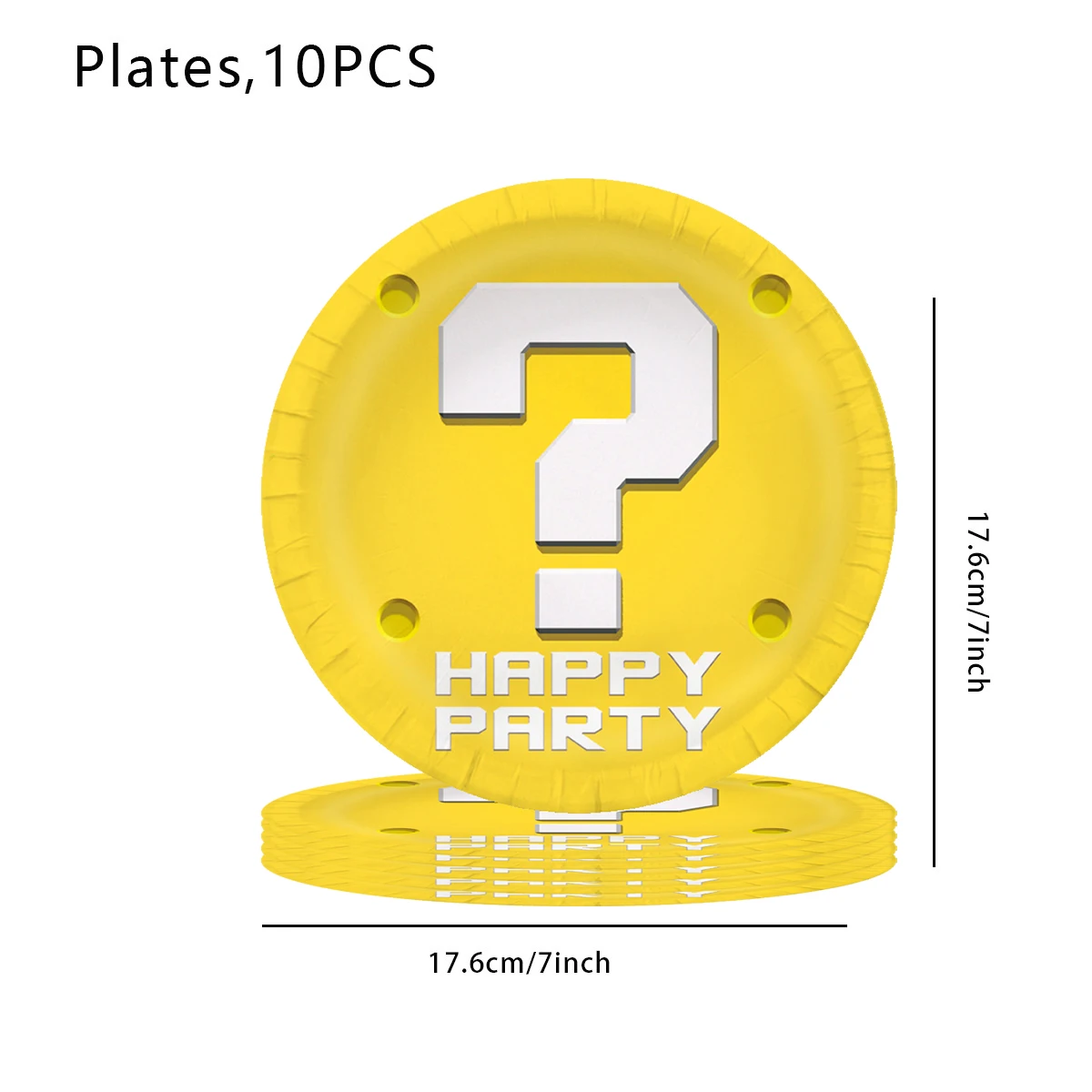 7inch plate-10PCS-7