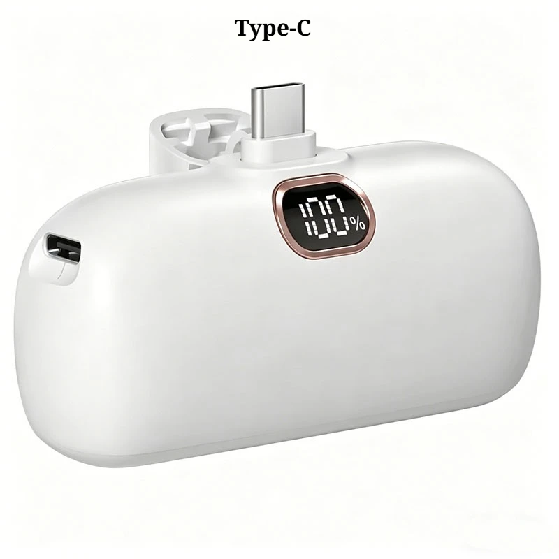 1PCS White Type-C