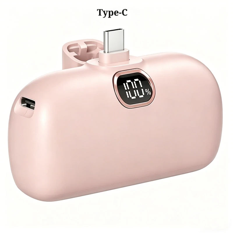 1PCS Pink Type-C