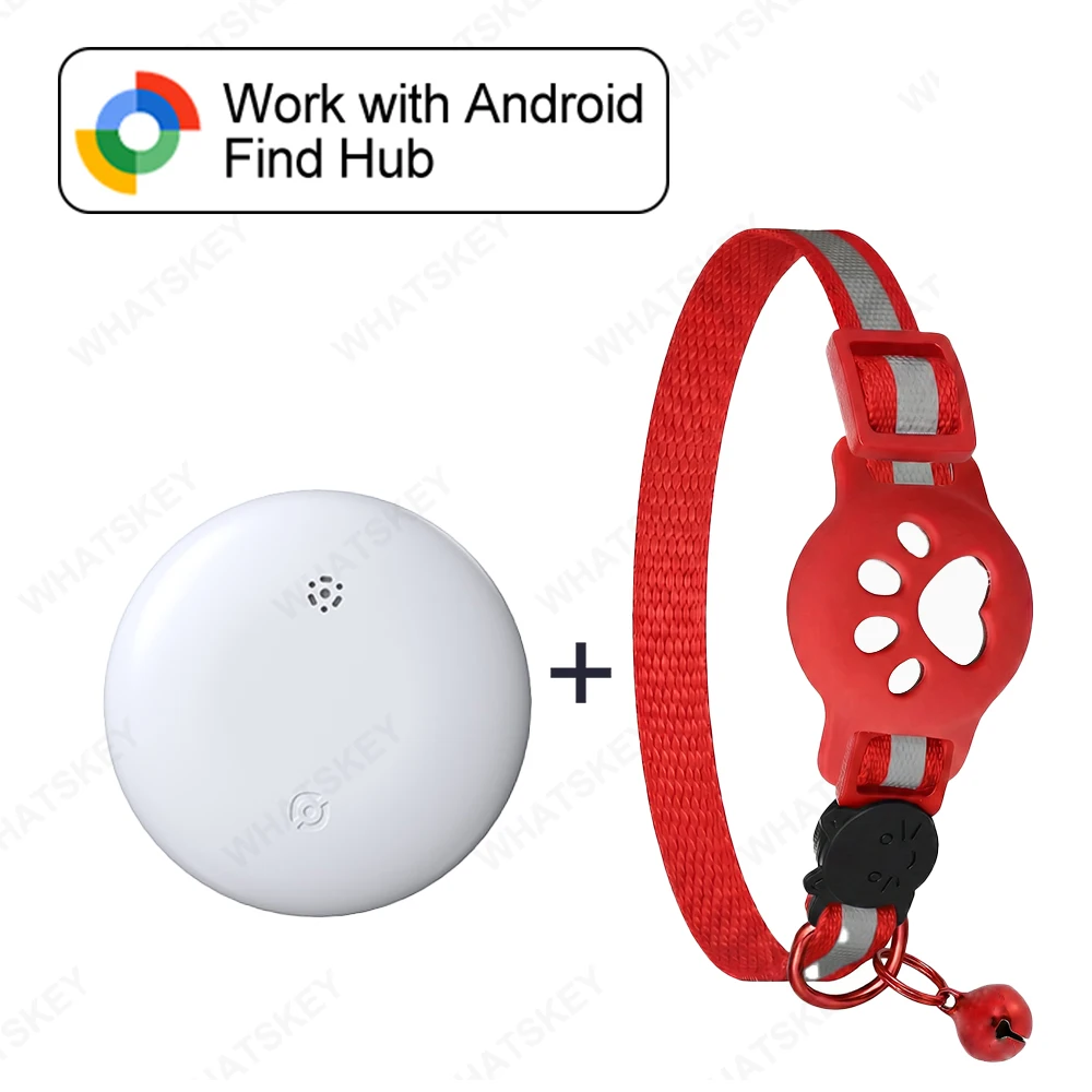 White-red collar