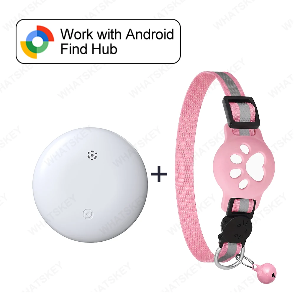 White-pink collar