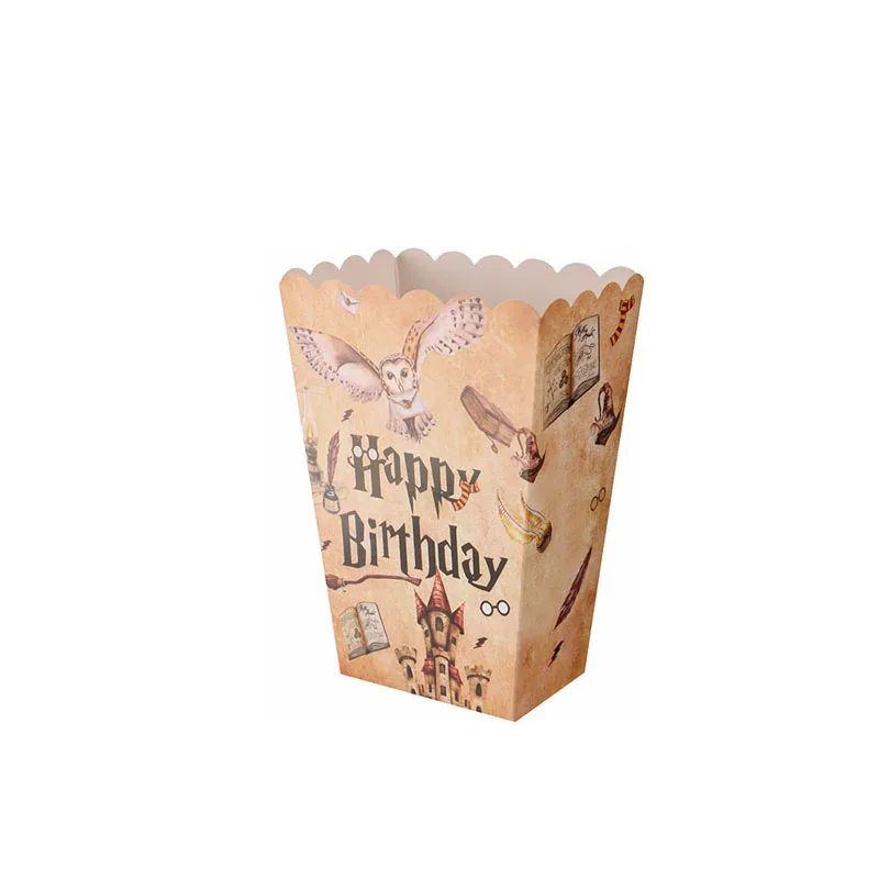 6pcs popcorn box