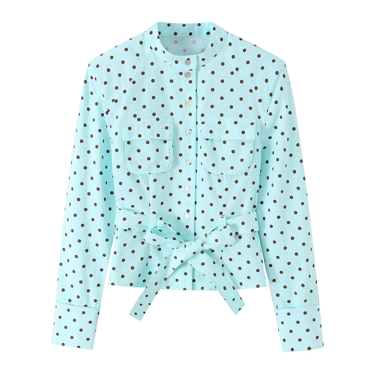 mint blue top