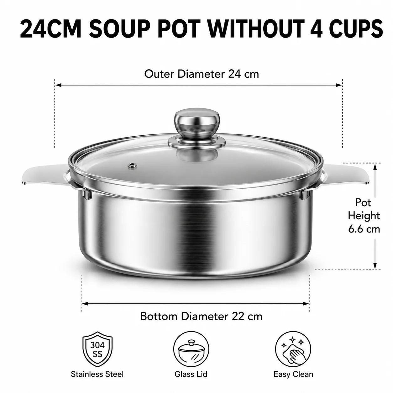24cm Soup Pot