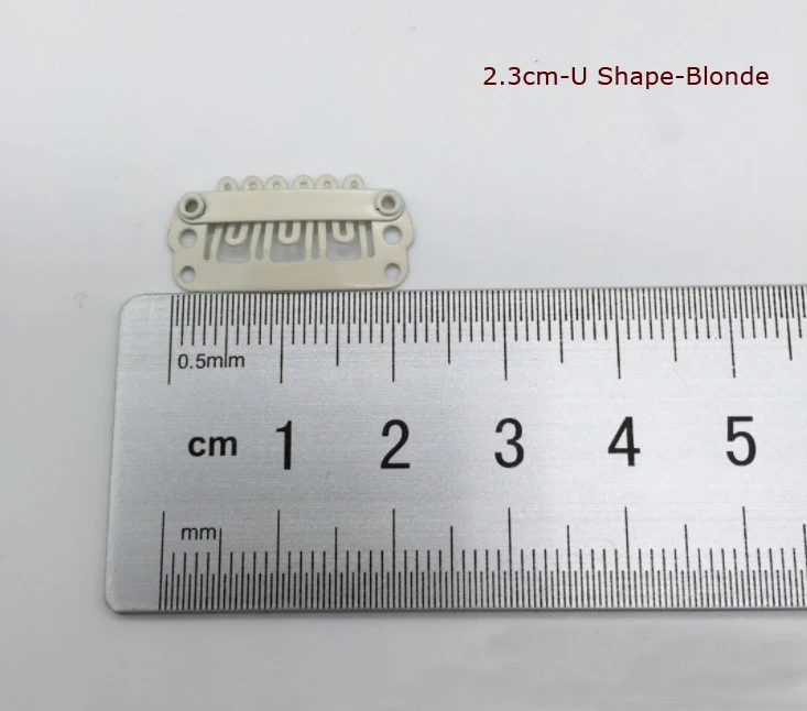 2.3cm U shape blonde