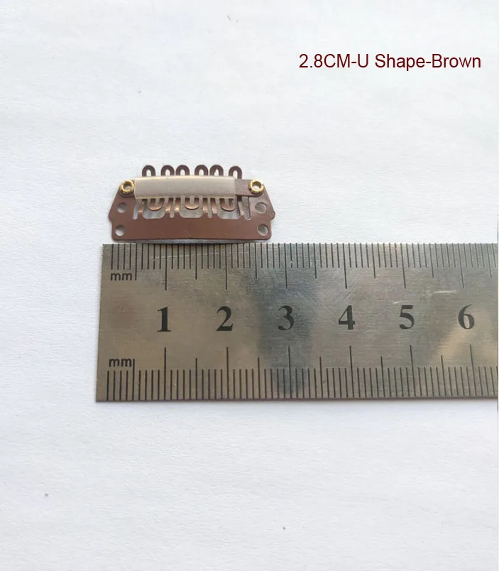 2.8cm U shape brown