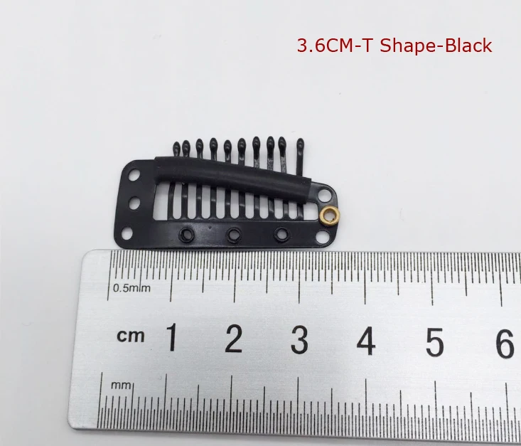 3.6cm T shape black