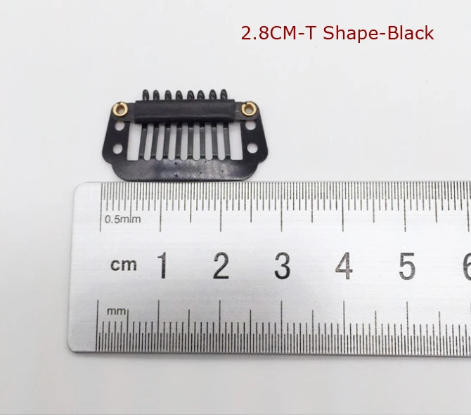2.8cm T shape black