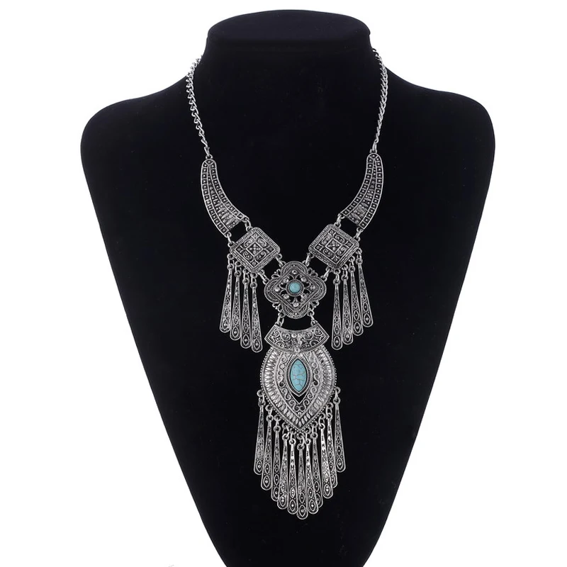 Antique Silver Blue