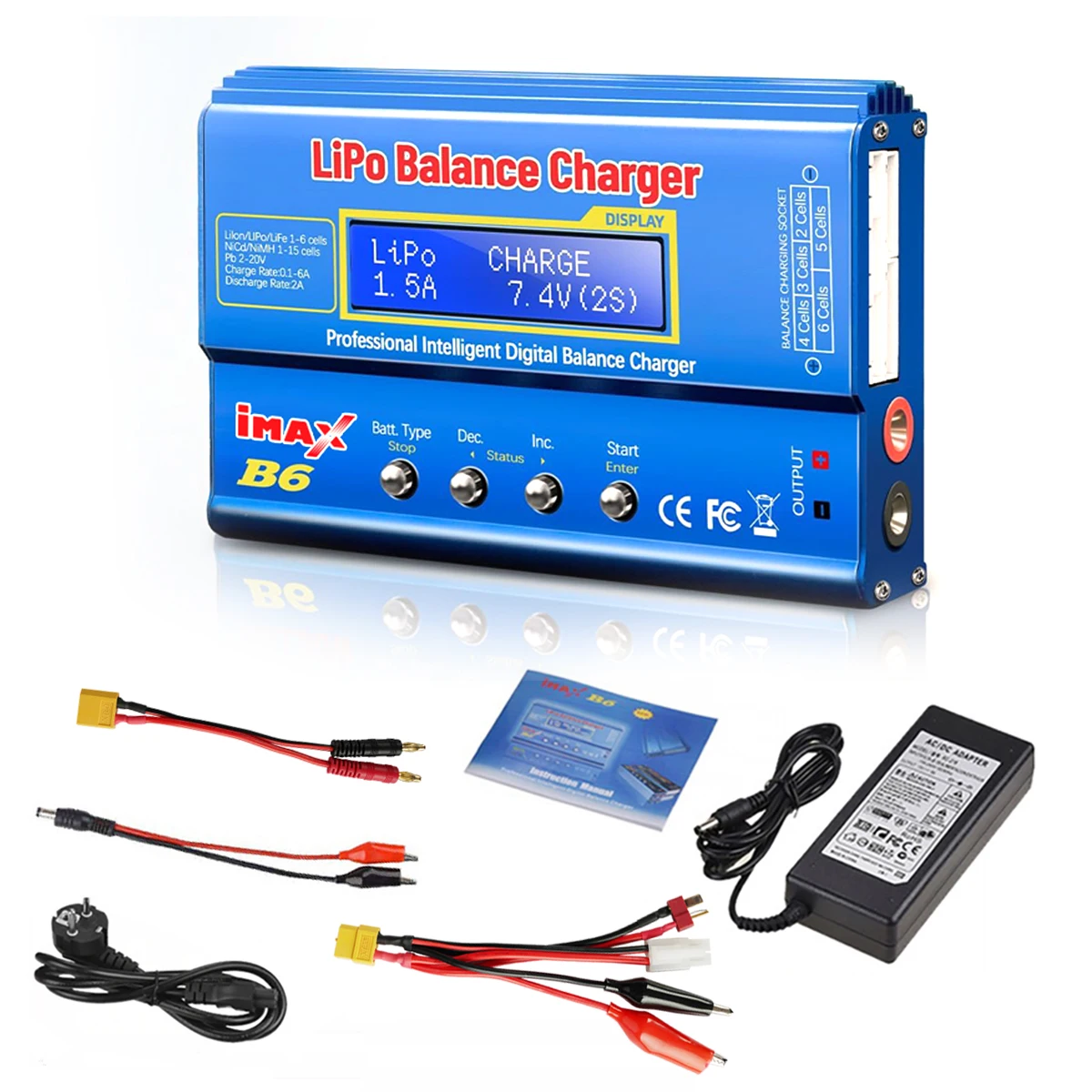 Blue with Adapter