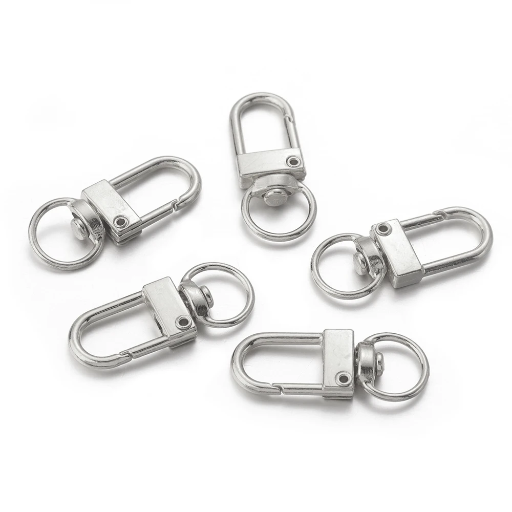 5pcs Rhodium