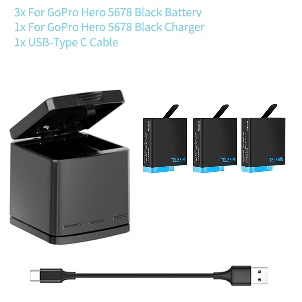 3 Battery 1 Charger
