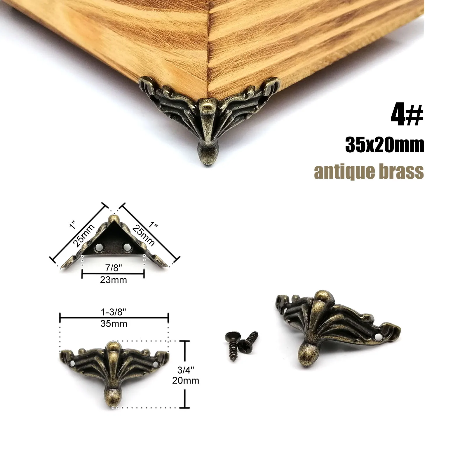 No.4 35x20mm bronze