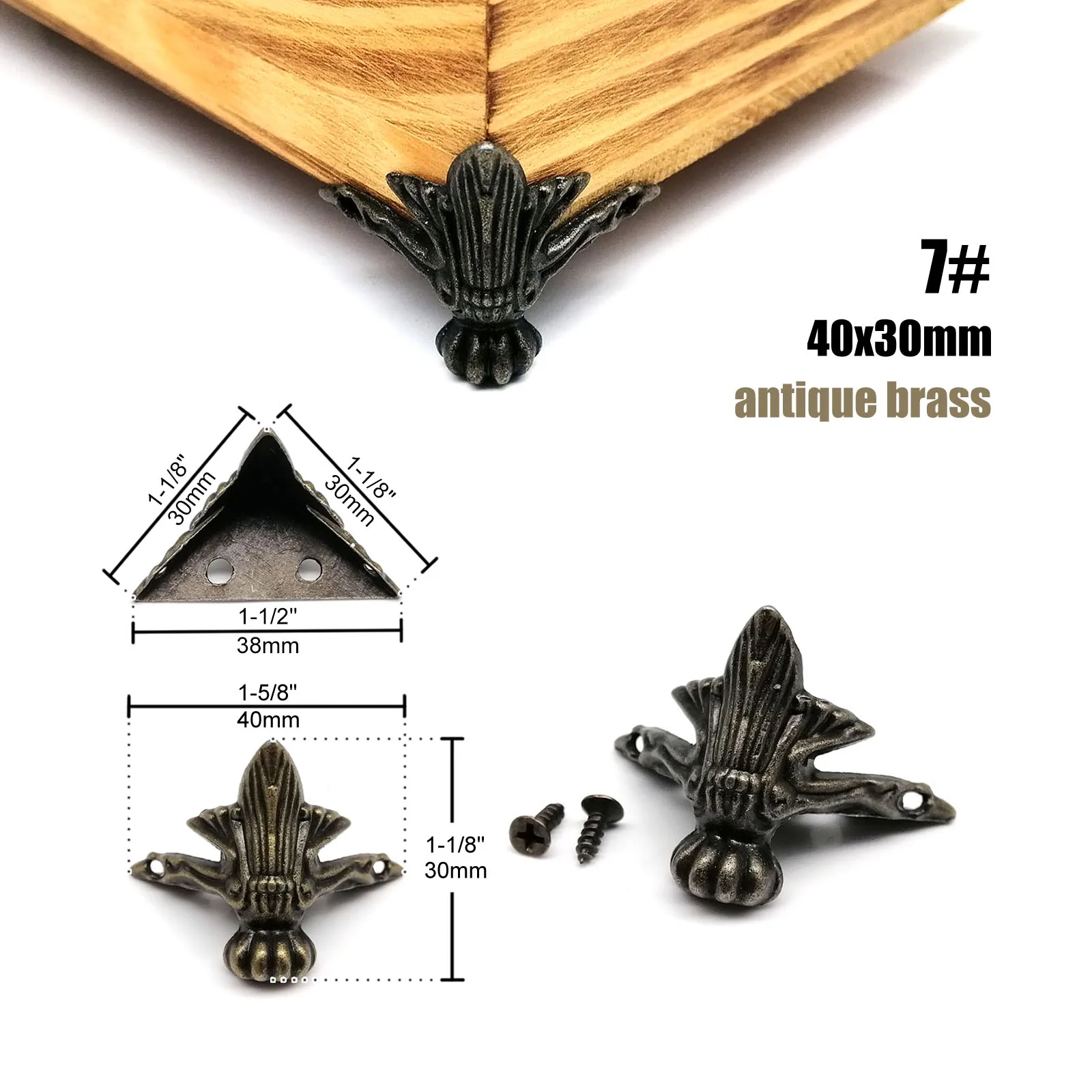 No.7 40x30mm bronze