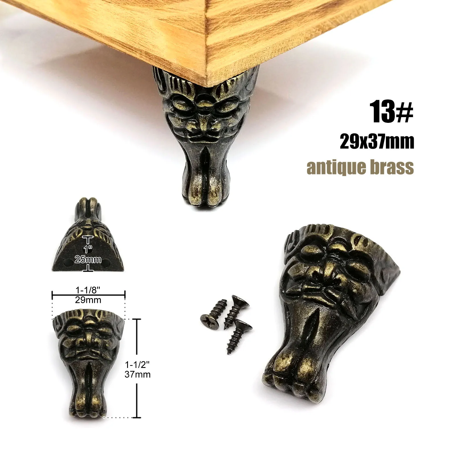No.13 29x37mm bronze