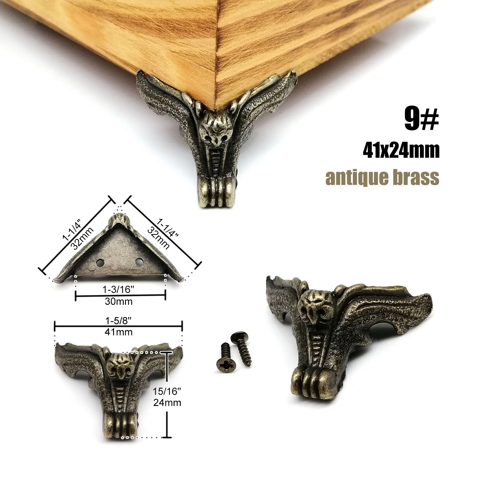 No.9 41x24mm bronze