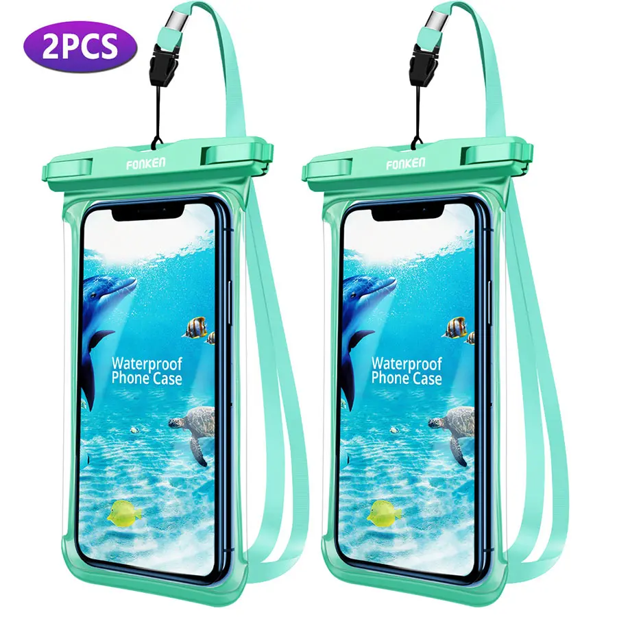 2pcs Green Case